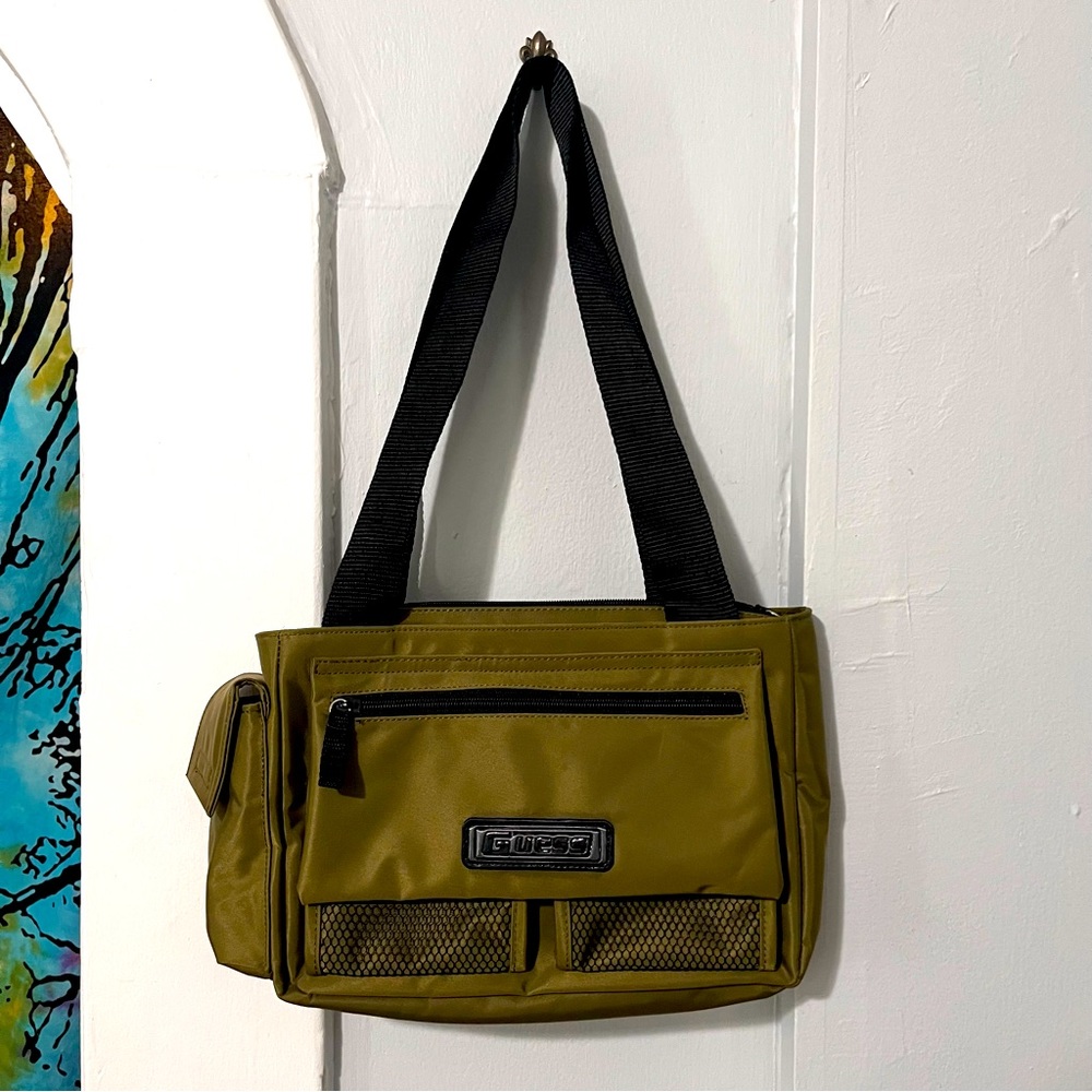 Vintage Guess Brand Utility Style Purse